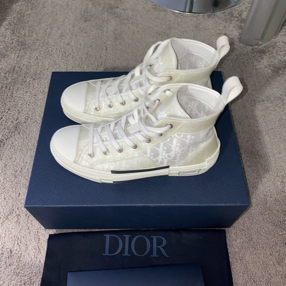 Mens Dior B23 High Top Sneakers size 39 - Picture 11 of 14